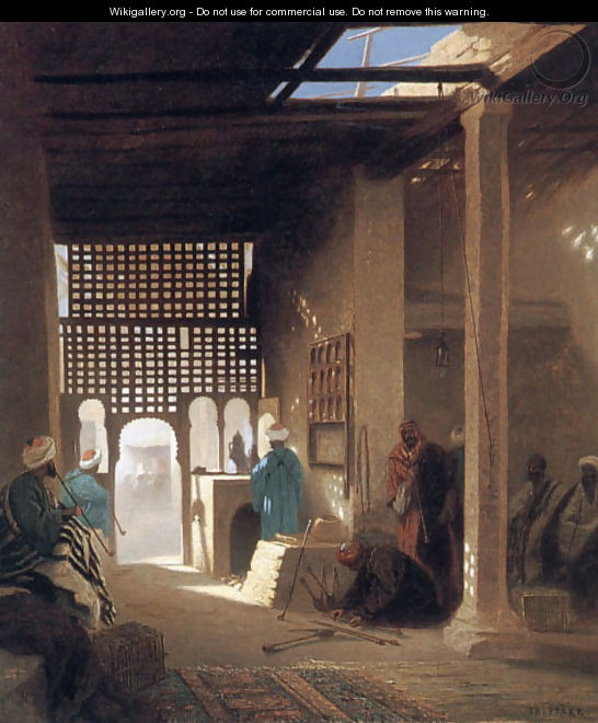 Interior of a Moorish Café - Charles Théodore Frère