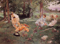 Elegant figures in a Summer Garden - Emilio Sala y	Frances