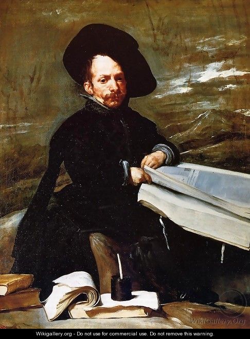 A Dwarf Holding a Tome in His Lap (or Don Diego de Acedo, el Primo) - Diego Rodriguez de Silva y Velazquez A Dwarf Holding a Tome in His Lap (or Don Diego de Acedo, el Primo) - Diego Rodriguez de Silva y Velazquez