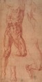 Study for Haman - Michelangelo Buonarroti