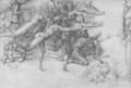 Archers shooting at a Herm -  Michelangelo Buonarroti	