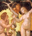 The Stanza della Segnatura Ceiling: Adam and Eve [detail: 1] - Raphael