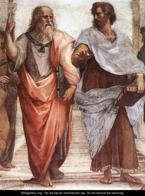 The School of Athens [detail: 1] - Raphael