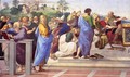 Disputation of the Holy Sacrament (La Disputa) [detail: 11] - Raphael