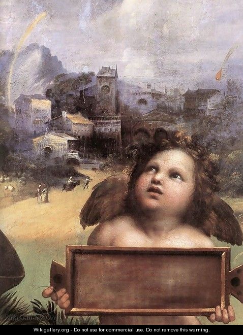 The Madonna of Foligno [detail: 1] - Raphael