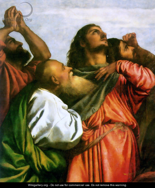The Assumption of the Virgin [detail: 1] - Tiziano Vecellio (Titian)