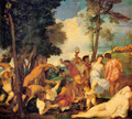 Bacchanal - Tiziano Vecellio (Titian)