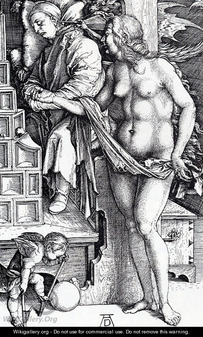 The Temptation Of The Idler (or The Dream Of The Doctor) - Albrecht Durer