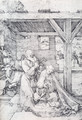 The Nativity: Adoration Of The Christ Child In The Stables with The Virgin And St. Joseph - Albrecht Durer
