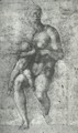 Study for a Holy Family with the Infant St.John - Michelangelo Buonarroti