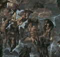 The Last Judgement [detail: 3] (or Before restoration) - Michelangelo Buonarroti