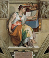 Ceiling of the Sistine Chapel: Sybils: Erithraea - Michelangelo Buonarroti