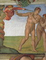 Ceiling of the Sistine Chapel: Genesis, The Fall and Expulsion from Paradise - The Expulsion - Michelangelo Buonarroti