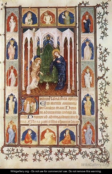 The Annunciation - Jacquemart De Hesdin