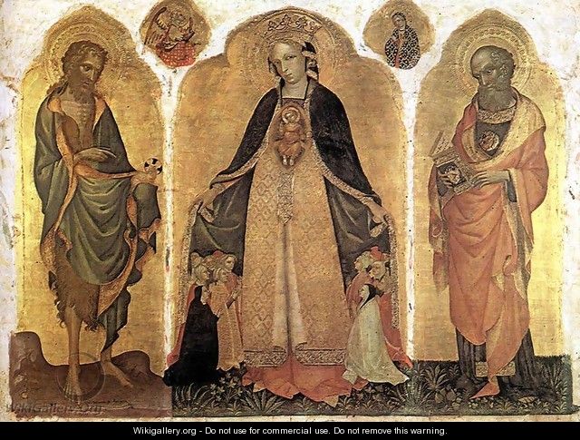 Triptych of the Madonna della Misericordia - Jacobello Del Fiore