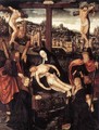 Crucifixion with Donors and Saints - Jacob Cornelisz Van Oostsanen