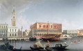Gondolas before St. Marks Square, Venice - Manner of Canaletto, Antonio