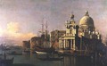 A view of the Dogana and Santa Maria della Salute - Manner of Canaletto, Antonio