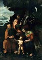 The Virgin and Child with St. Peter and Paul - Gian Giacomo Caprotti