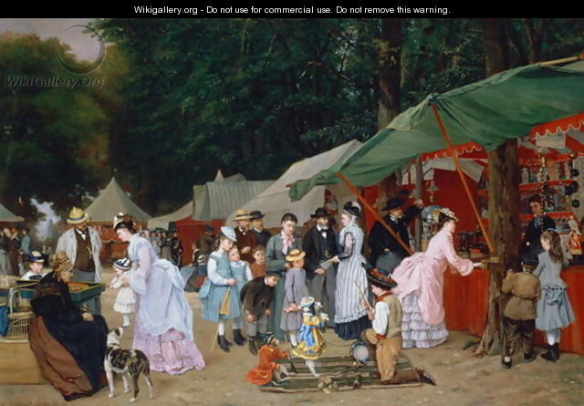 At The Fair,1877 - Camille-Leopold Cabaillot-Lasalle