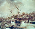 Winter Scene - Jan Van De Capelle