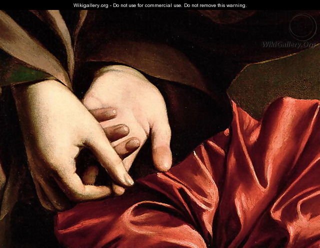 The Conversion of the Magdalen, 1597-98 (detail) - Caravaggio