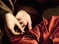 The Conversion of the Magdalen, 1597-98 (detail) - Caravaggio