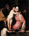 The Holy Family with St. John the Baptist - Caravaggio