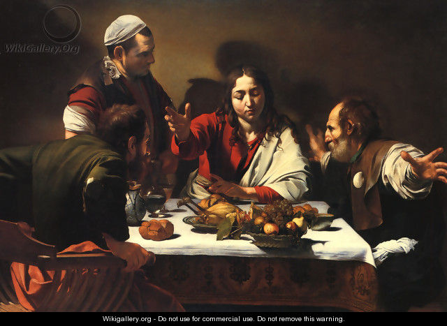 The Supper at Emmaus, 1601 - Caravaggio