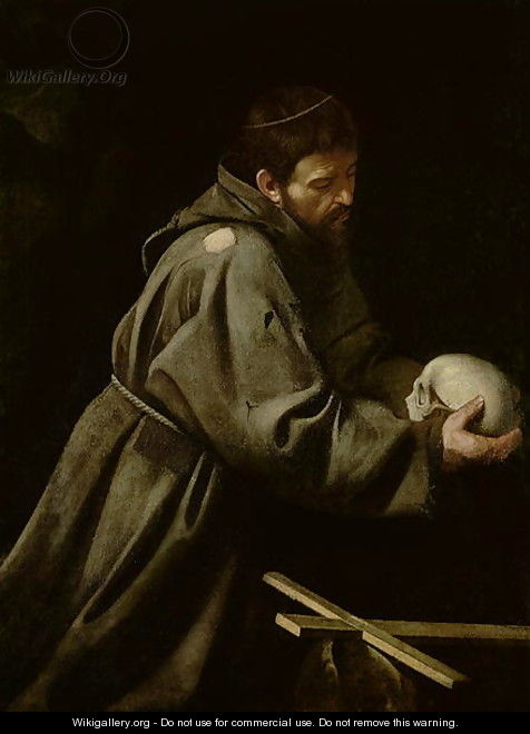 Saint Francis in Meditation - Caravaggio