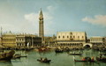 The Molo from the Bacino di San Marco, Venice, 1747-50 - (Giovanni Antonio Canal) Canaletto