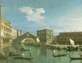The Rialto Bridge, Venice (2) - (Giovanni Antonio Canal) Canaletto