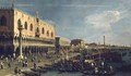 Palazzo Ducale and the Riva degli Schiavoni, Venice - (Giovanni Antonio Canal) Canaletto