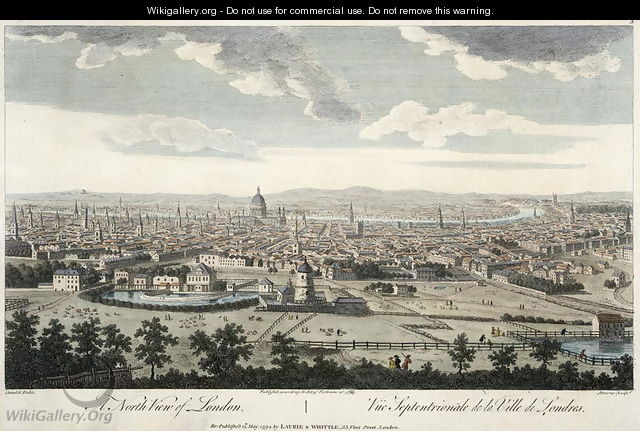 A North View of London, plate 3 from 