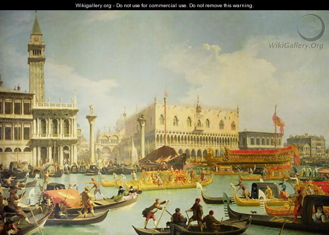 The Betrothal of the Venetian Doge to the Adriatic Sea, c.1739-30 - (Giovanni Antonio Canal) Canaletto