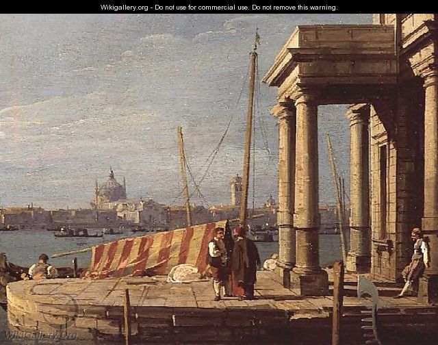 The Quay of the Dogano, Venice - (Giovanni Antonio Canal) Canaletto
