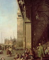 Venice- Piazza di San Marco and the Colonnade of the Procuratie Nuove, c.1756 - (Giovanni Antonio Canal) Canaletto