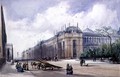 South-east Aspect of the 1862 Exhibition Building, looking along Cromwell Road - William Callow