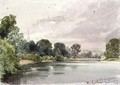 West End of the Serpentine, Kensington Gardens, 1877 - William Callow