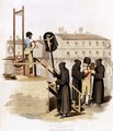 An Execution in Rome for Murder, 1820 - Richard Bridgens