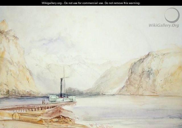Wallenstadt, from Wesen, Switzerland - William Callow
