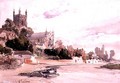 Worcester Cathedral: Seen from the River - William Callow