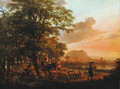 Pastoral scene - Abraham Van Calraet