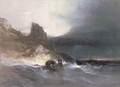 Rocky Coast with Wrecks - Henry Bright