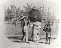 Sunday Morning in Town, from 'Bridgen's West Indian Sketches', 1851 - Richard Bridgens