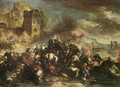 Cavalry skirmishes between Crusaders and Turks (2) - Nicolino Calyo