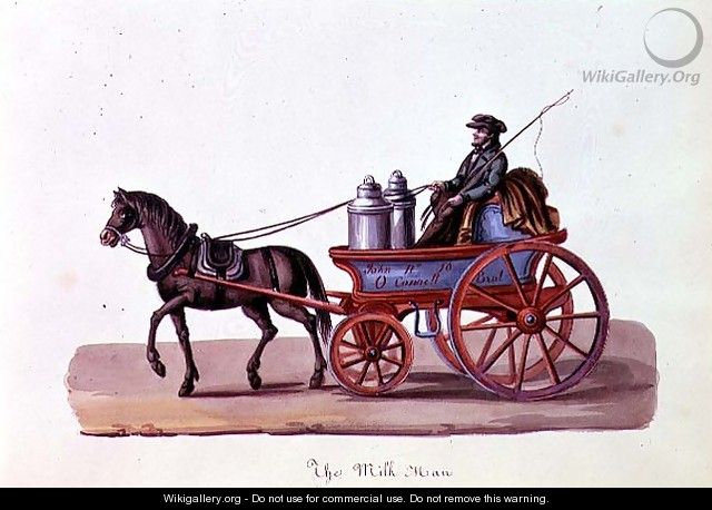 The Milk Man, c.1840-44 - Nicolino Calyo