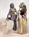 Slave and Woman from Cairo - Ippolito Caffi