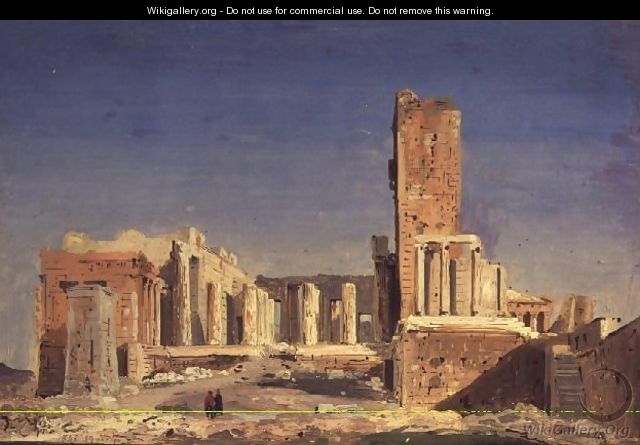 The Acropolis, 1843 - Ippolito Caffi