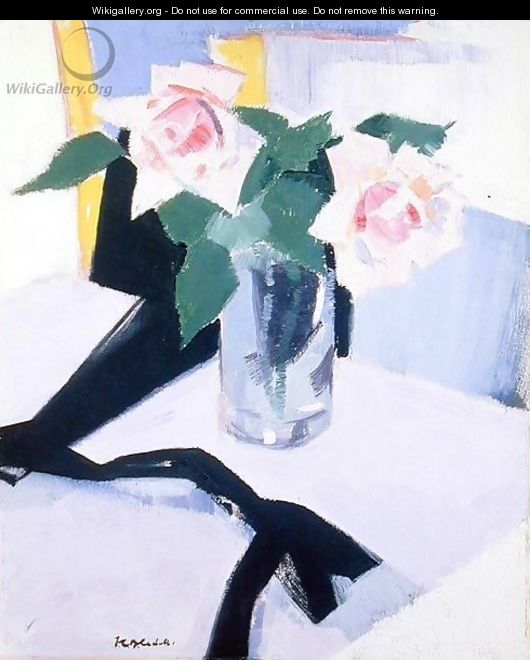 Roses at Cassis, 1921 - Francis Campbell Boileau Cadell